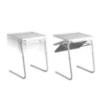 Plastic Pad Steel Tube Bracket Liftable Foldable Portable Multi-purpose Laptop Table, Adjustable Height: 53-74cm, Adjustable Angle: 30 Degrees / 60 Degrees / 90 Degrees / 180 Degrees - Image 2