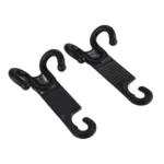 2 PCS Young Player Claw Shape Durable Car Seat Back Hook Trunk Bag Hanger Holder Auto Headrest Luggage Hook - Image 2