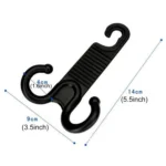2 PCS Young Player Claw Shape Durable Car Seat Back Hook Trunk Bag Hanger Holder Auto Headrest Luggage Hook - Image 4