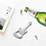 5 PCS Multi-function Guitar Bottle Opener Key Chain Car Key Pendant, Size: 8.5x3.5cm - Image 4