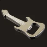 5 PCS Multi-function Guitar Bottle Opener Key Chain Car Key Pendant, Size: 8.5x3.5cm - Image 6