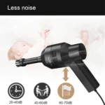 HK-6019A 3.5W Portable USB Powerful Suction Cleaner Computer Keyboard Brush Nozzle Dust Collector Handheld Sucker Clean Kit for Cleaning Laptop PC / Pets, USB Cable Length: 1.8m, DC 5V(Black) - Image 11