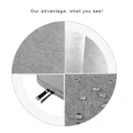 For 14 inch and Below Universal Wearable Oxford Cloth Soft Business Inner Package Laptop Tablet Bag - Image 5