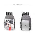 Universal Multi-Function Canvas Cloth Laptop Computer Shoulders Backpack Students Bag for 13-15 inch, Size: 36x25x10cm - Image 5