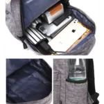 Universal Multi-Function Canvas Cloth Laptop Computer Shoulders Backpack Students Bag for 13-15 inch, Size: 36x25x10cm - Image 6