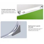 Plastic Mat Adjustable Portable Laptop Table Folding Stand Computer Reading Desk Bed Tray - Image 5