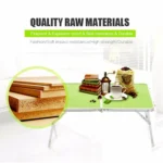 Plastic Mat Adjustable Portable Laptop Table Folding Stand Computer Reading Desk Bed Tray - Image 6