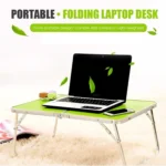 Plastic Mat Adjustable Portable Laptop Table Folding Stand Computer Reading Desk Bed Tray - Image 9