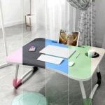 W-shaped Non-slip Legs Square Pattern Adjustable Folding Portable Laptop Desk without Card Slot (Underwater World) - Image 10