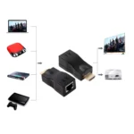 HDMI to RJ45 Extender Adapter (Receiver & Transmitter)  by Cat-5e/6 Cable, Support HDCP, Transmission Distance: 30m - Image 6