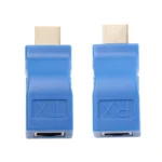 HDMI to RJ45 Extender Adapter (Receiver & Transmitter) by Cat-5e/6 Cable, Transmission Distance: 30m - Image 2