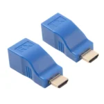HDMI to RJ45 Extender Adapter (Receiver & Transmitter) by Cat-5e/6 Cable, Transmission Distance: 30m - Image 4