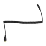 HDMI Male to HDMI Female Retractable Coiled Adapter Cable, Coiled Cable Stretches to 2.4m - Image 2