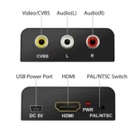 Mini HDMI to AV / CVBS Composite Video Signal Converter - Image 4