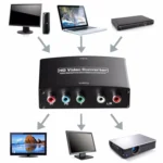 1080P HD HDMI to YPbPr Video and R/L Audio Adapter Converter - Image 8