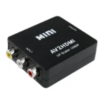 HOWEI HW-2105 Mini AV CVBS/L+R Audio to HDMI Converter Adapter, Support Scaler 1080P