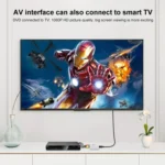 HOWEI HW-2105 Mini AV CVBS/L+R Audio to HDMI Converter Adapter, Support Scaler 1080P - Image 11