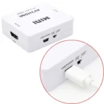 HOWEI HW-2105 Mini AV CVBS/L+R Audio to HDMI Converter Adapter, Support Scaler 1080P - Image 5