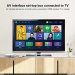 HOWEI HW-2105 Mini AV CVBS/L+R Audio to HDMI Converter Adapter, Support Scaler 1080P - Image 10