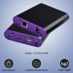 CAT872-KVM HDMI Extender (Receiver & Sender) over CAT5e/CAT6 Cable with USB Port and KVM Function, Transmission Distance: 200m - Image 3