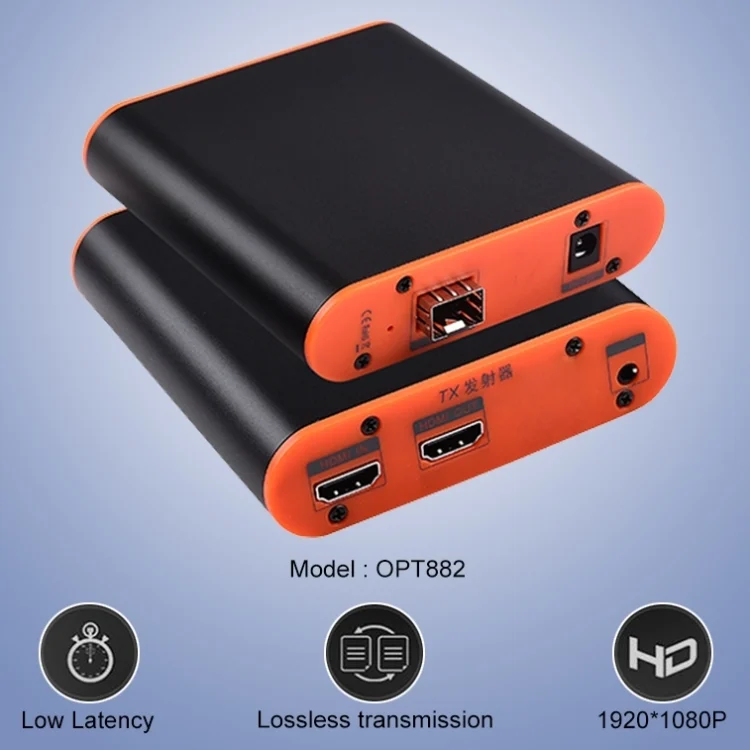 HDMI0114AU_2.webp OPT882 HDMI Extender (Receiver & Sender) Fiber Optic Extender , Transmission Distance: 20KM - Image 3