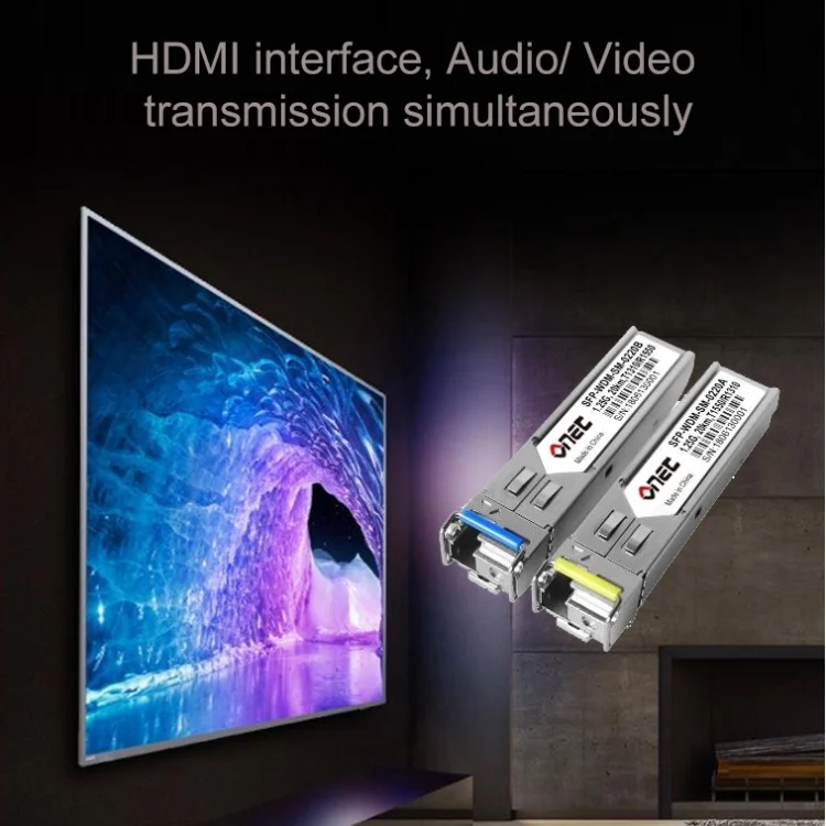 HDMI0114AU_3.webp OPT882 HDMI Extender (Receiver & Sender) Fiber Optic Extender , Transmission Distance: 20KM - Image 4