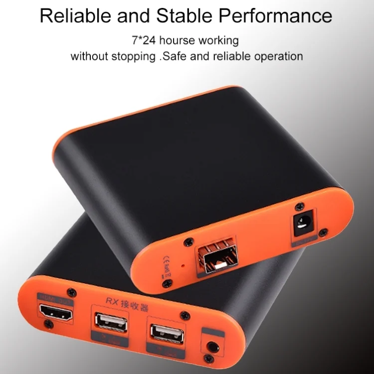 HDMI0116AU_8.webp OPT882-KVM HDMI Extender (Receiver & Sender) Fiber Optic Extender with USB Port and KVM Function, Transmission Distance: 20KM - Image 9