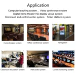 OPT882-KVM HDMI Extender (Receiver & Sender) Fiber Optic Extender with USB Port and KVM Function, Transmission Distance: 20KM - Image 10