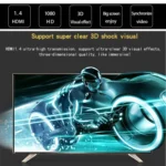 1m HDMI 1.4 Version 1080P Woven Net Line Blue Black Head HDMI Male to HDMI Male Audio Video Connector Adapter Cable - Image 5