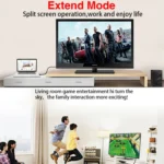 1m HDMI 1.4 Version 1080P Woven Net Line Blue Black Head HDMI Male to HDMI Male Audio Video Connector Adapter Cable - Image 8