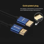 3m HDMI 1.4 Version 1080P Aluminium Alloy Shell Line Head HDMI Male to HDMI Male Audio Video Connector Adapter Cable - Image 4