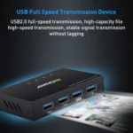 AIMOS AM-KM404K USB2.0 4 In 4 Out Switcher - Image 6