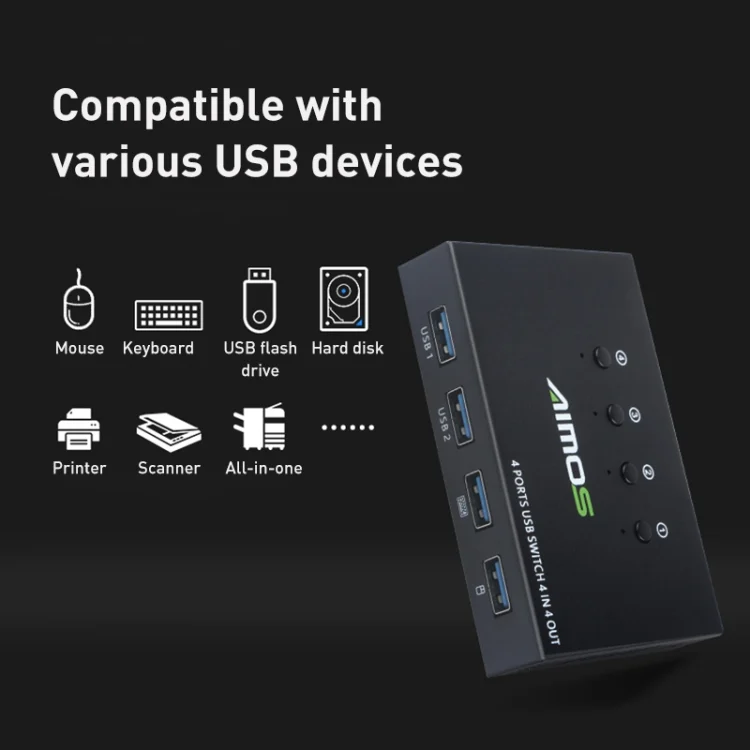HDMI0200_6.webp AIMOS AM-KM404K USB2.0 4 In 4 Out Switcher - Image 7