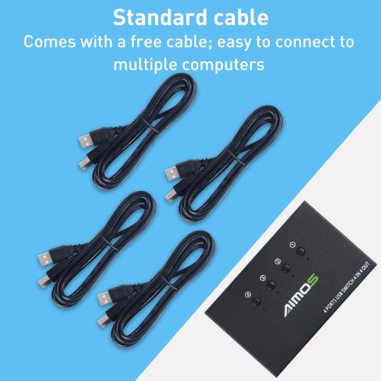 HDMI0200_9.webp AIMOS AM-KM404K USB2.0 4 In 4 Out Switcher - Image 10