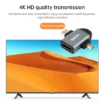 2 in 1 Mini HDMI Male + Micro HDMI Male to HDMI Female Gold-plated Head Adapter - Image 5