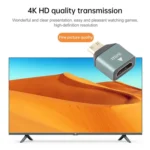 Mini HDMI Male to HDMI Female Gold-plated Head Adapter - Image 6