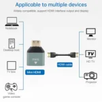 Micro HDMI Male to HDMI Female Gold-plated Head Adapter - Image 5