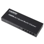 4 in 1 Out HDMI Quad Multi-viewer with Seamless Switcher, EU Plug - Image 3