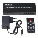 4 in 1 Out HDMI Quad Multi-viewer with Seamless Switcher, EU Plug - Image 5