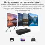Measy SWH4631 4K 60Hz 3 In 1 Out HDMI Converter Switcher, Plug Type: EU Plug - Image 2