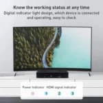 Measy SWH4631 4K 60Hz 3 In 1 Out HDMI Converter Switcher, Plug Type: EU Plug - Image 8