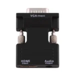 HDMI Female to VGA Male Converter with Audio Output Adapter for Projector, Monitor, TV Sets - Image 2