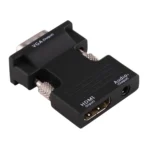 HDMI Female to VGA Male Converter with Audio Output Adapter for Projector, Monitor, TV Sets - Image 3