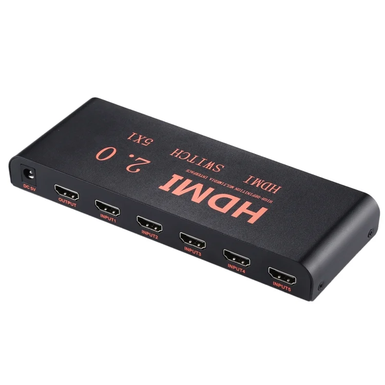 HDMI1154_2.webp 5X1 4K/60Hz HDMI 2.0 Switch with Remote Control, EU Plug - Image 3