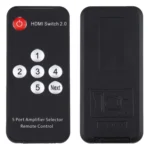 5X1 4K/60Hz HDMI 2.0 Switch with Remote Control, EU Plug - Image 7