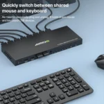 AIMOS AM-KM804 USB 8 In 4 Out Switch - Image 5