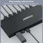 AIMOS AM-KM804 USB 8 In 4 Out Switch - Image 6