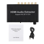 4K 3D HDMI 5.1CH Audio Decoder Extractor - Image 5