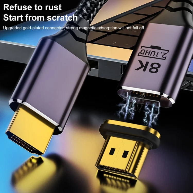 HDMI3620_4.webp MG-HDM HDMI to HDMI Magnetic Adapter Cable, Length: 0.5m - Image 5