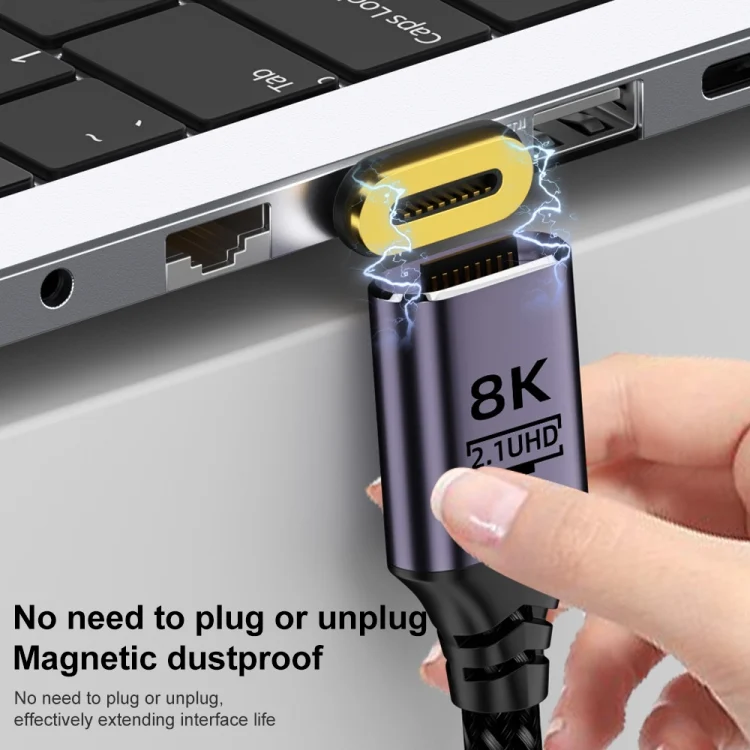 HDMI3620_7.webp MG-HDM HDMI to HDMI Magnetic Adapter Cable, Length: 0.5m - Image 8
